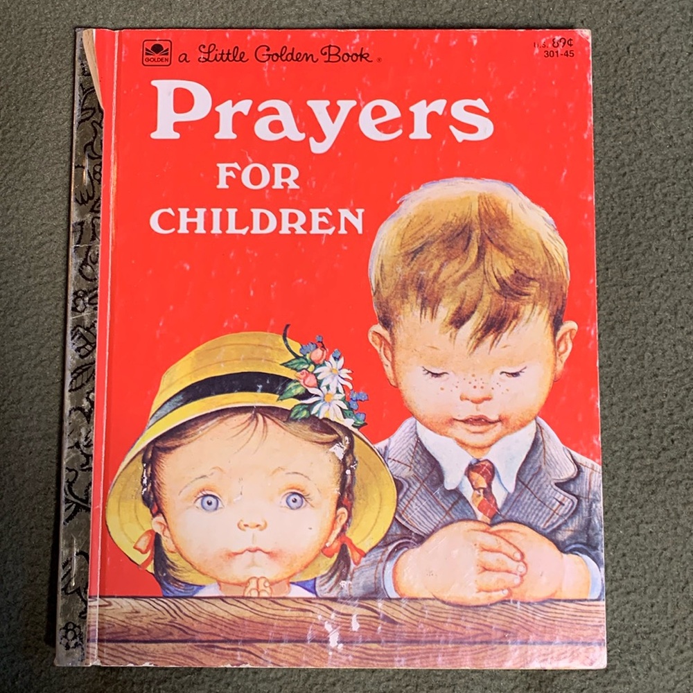 Vintage Little Golden Book Prayers for Children 1972. Approximately 6 3/4” x 8” - Picture 1 of 4